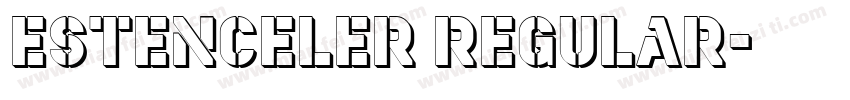 Estenceler Regular字体转换